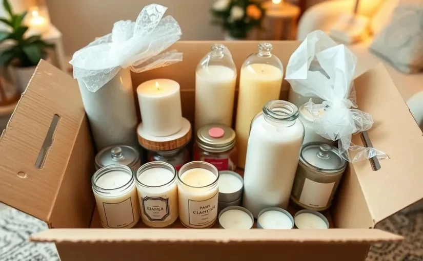 How to pack candles for moving